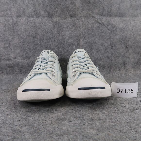 Converse Shoes Womens 9 Sneakers Jack Purcell Ox Classic Canvas Retro Blue Low - Picture 3 of 14